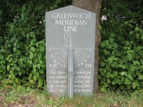 Greenwich Meridian Marker; England; Cambridgeshire; Toft